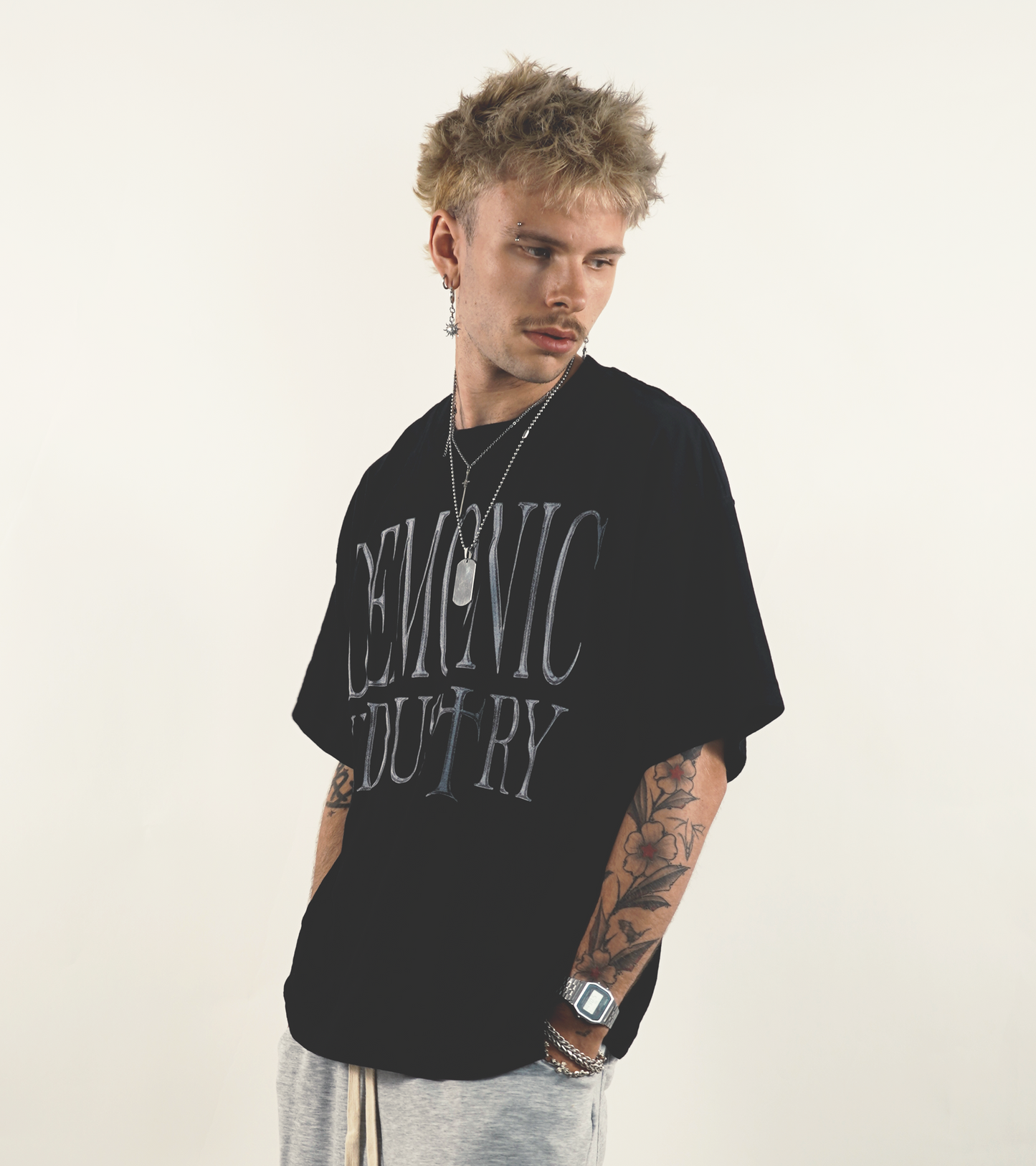 "DEMONIC INDUSTRY" TEE