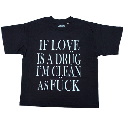 "IF LOVE" BLACK TEE