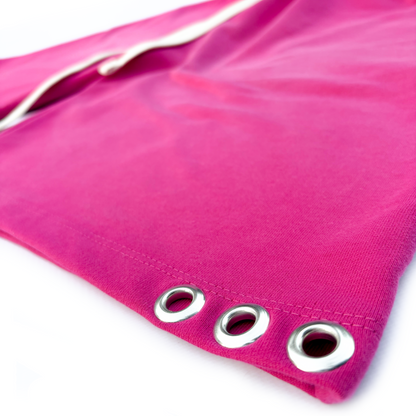 METAL WASHED SHORTS (pink)